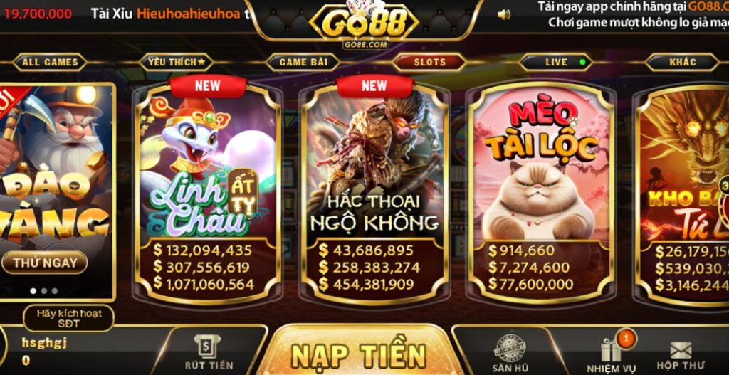 Các bước tham gia Slots Linh Châu Ất Tỵ chi tiết tại cổng game GO88