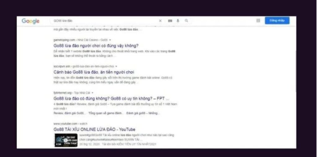 Lý do xuất hiện cáo buộc GO88 lừa đảo