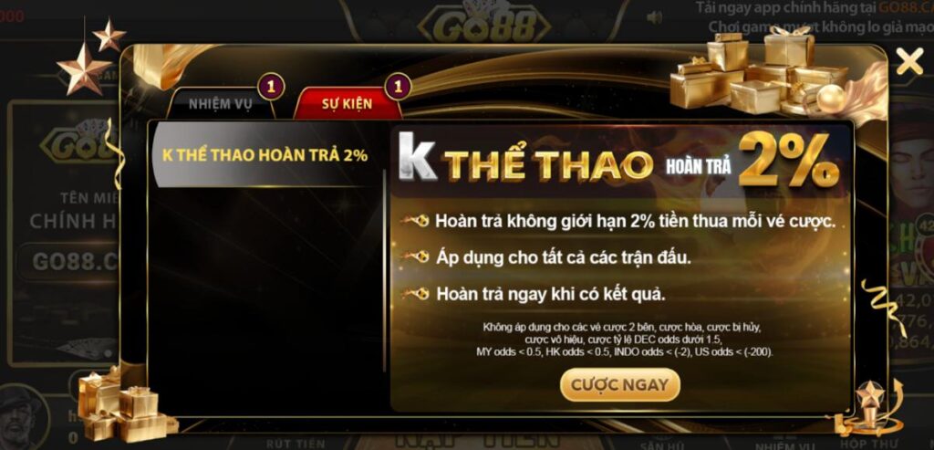 Top 10+ khuyến mãi GO88 hot nhất 2025 dành cho game thủ